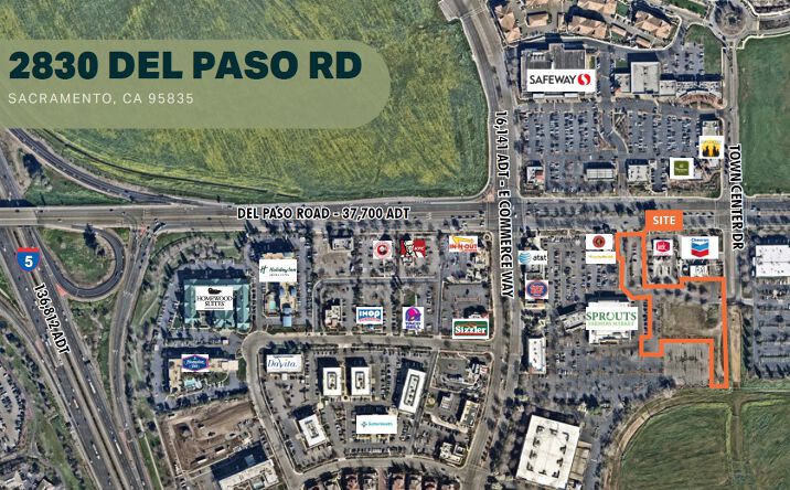 Pictures of Land property located at 2830 Del Paso Rd, Sacramento, CA 95835 for lease - image #1