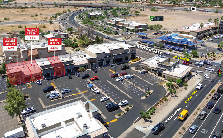 Pictures of Retail property located at 9015 East Vía Linda, Scottsdale, AZ 85258 for lease - image #1