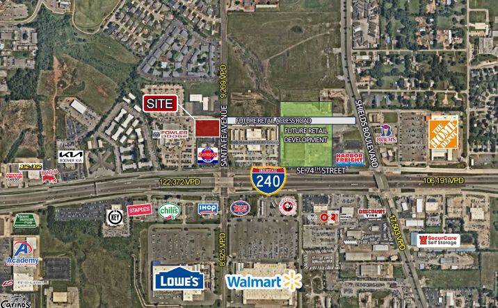 Pictures of Land, Special Purpose property located at 7301 South Santa Fe Avenue, Oklahoma City, OK 73139 for lease - image #1