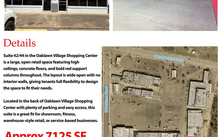 Pictures of Retail property located at 2729 NEW BOSTON RD, TEXARKANA, TX 75501-3227 for lease - image #1