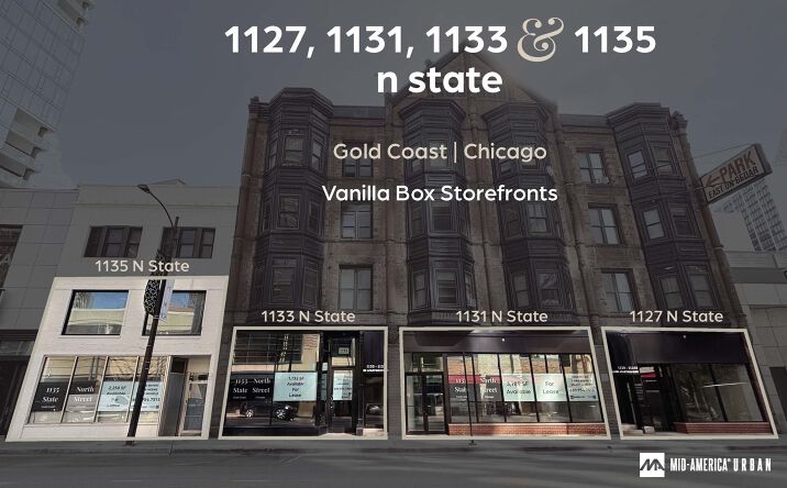 Pictures of Retail property located at 1127, 1131, 1033 & 1135 N State Street, Chicago, IL 60610 for lease - image #1