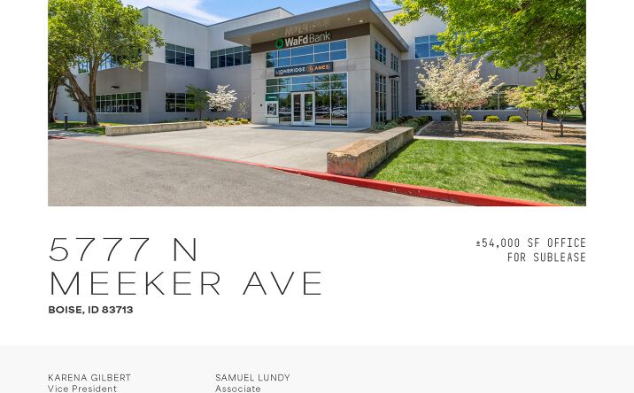 Pictures of Office property located at 5777 N Meeker Ave, Boise, ID 83713 for lease - image #1