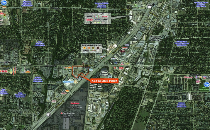 Pictures of Retail, Restaurant property located at 13935 North Central Expressway, 8856 Spring Valley Road, Dallas, TX 75243 for lease - image #1