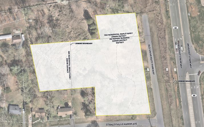 Pictures of Land property located at 6444 University Parkway, Winston-Salem, NC 27105 for lease - image #1