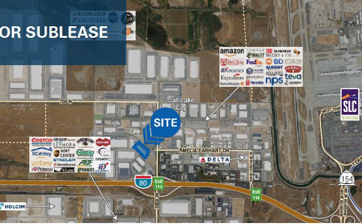 Pictures of Industrial, Special Purpose property located at 5725 West Amelia Earhart Drive, Salt Lake City, UT 84116 for lease - image #1