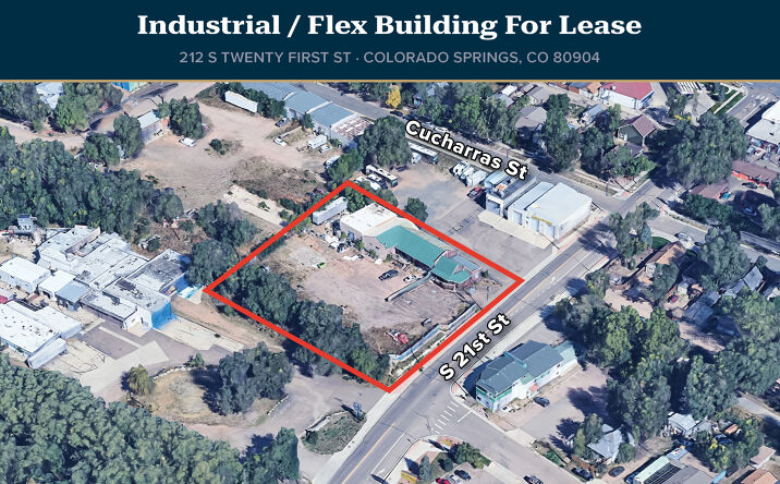 Pictures of Retail, Industrial, Special Purpose property located at 212 21st Street, Colorado Springs, CO 80904 for lease - image #1