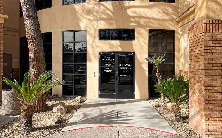 Pictures of Office property located at 6787 W Tropicana Ave, Las Vegas, NV 89103 for lease - image #1