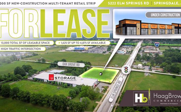 Pictures of Retail, Office property located at 5222 Elm Springs Road, Springdale, AR 72762 for lease - image #1