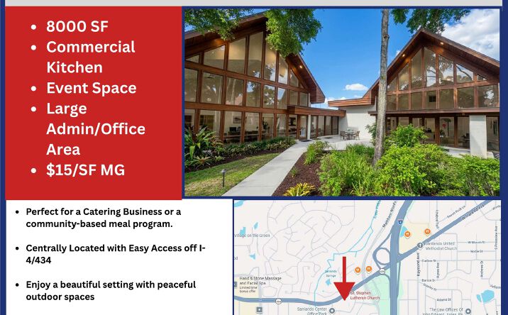 Pictures of Office, Restaurant, Special Purpose property located at 2140 FL-434, Longwood, FL 32779 for lease - image #1
