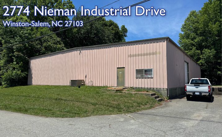 Pictures of Industrial property located at 2774 Nieman Industrial Drive, Winston-Salem, NC 27103 for lease - image #1