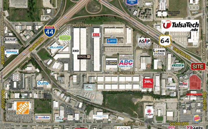Pictures of Land, Special Purpose property located at 3900 South Memorial Drive, Tulsa, OK 74145 for lease - image #1
