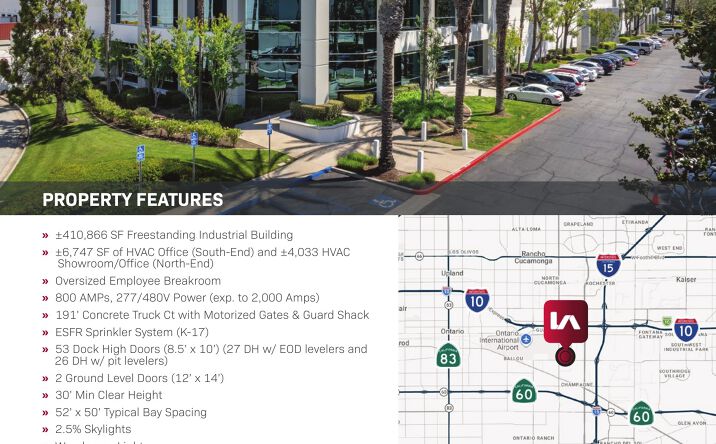 Pictures of Industrial property located at 3625 E. Jurupa Street, Ontario, CA 91761 for lease - image #1