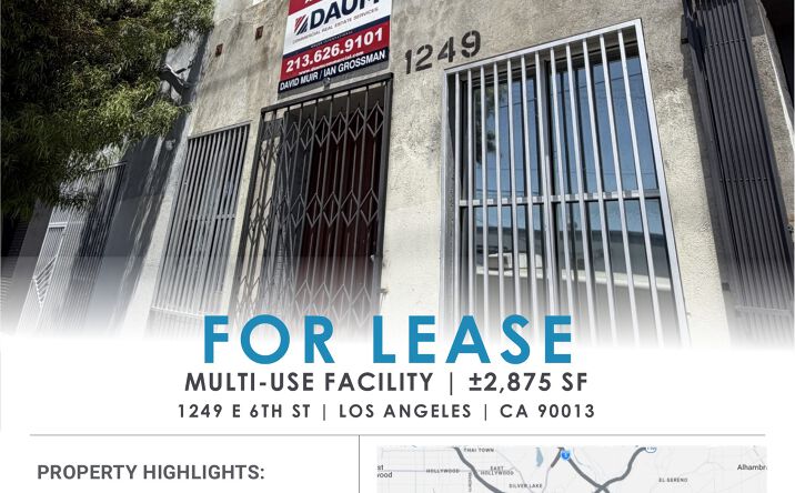 Pictures of Industrial property located at 1249 E 6th St, Los Angeles, CA 90013 for lease - image #1
