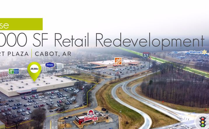 Pictures of Retail property located at 1 Kmart Plaza, Cabot, AR 72023 for lease - image #1