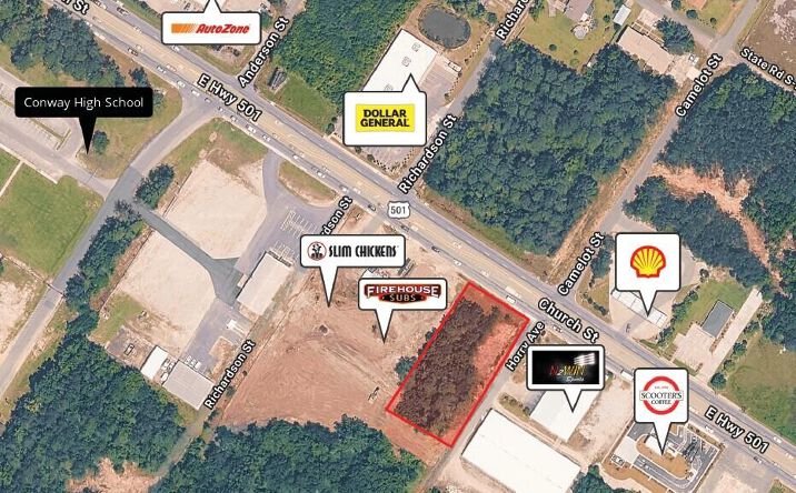 Pictures of Land property located at 2195 Church Street, Conway, SC 29526 for lease - image #1