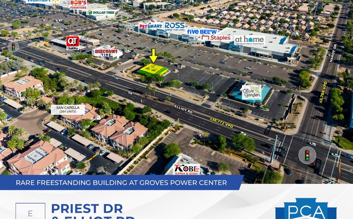 Pictures of Retail property located at Priest Dr & Elliot Rd, Tempe, AZ 85284 for lease - image #1