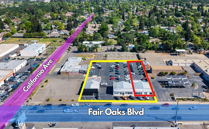 Pictures of Retail, Industrial property located at 7829 Fair Oaks Boulevard, Carmichael, CA 95608 for lease - image #1