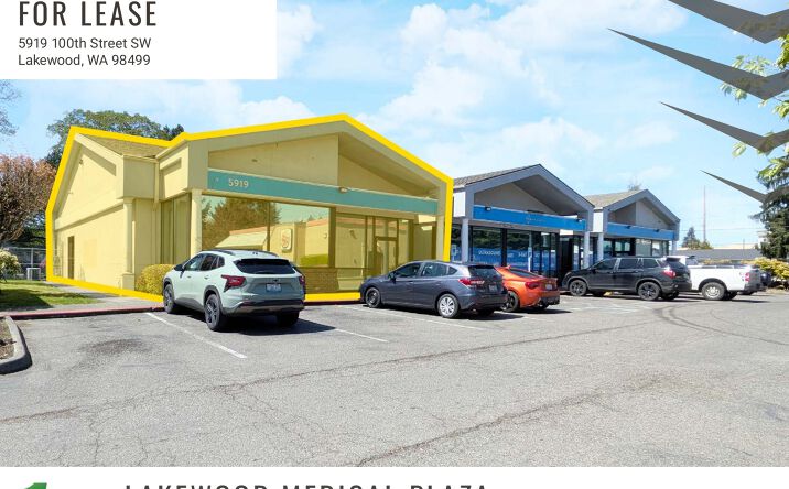 Pictures of Office property located at 5919 100th Street SW, Lakewood, WA 98499 for lease - image #1