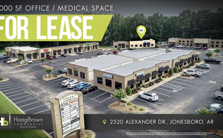 Pictures of Office property located at 2520 Alexander Drive, Jonesboro, AR 72401 for lease - image #1
