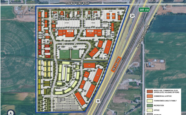Pictures of Retail, Land, Restaurant property located at SWC US Highway 20 & County Line Road, Rigby, ID 83442 for lease - image #1