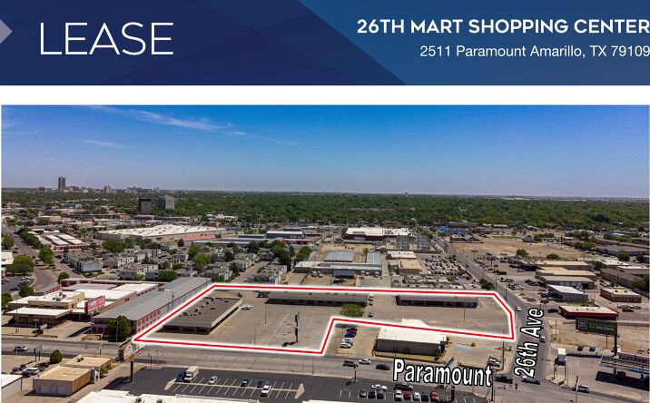 Pictures of Retail property located at 2511 Paramount, Amarillo, TX 79109 for lease - image #1