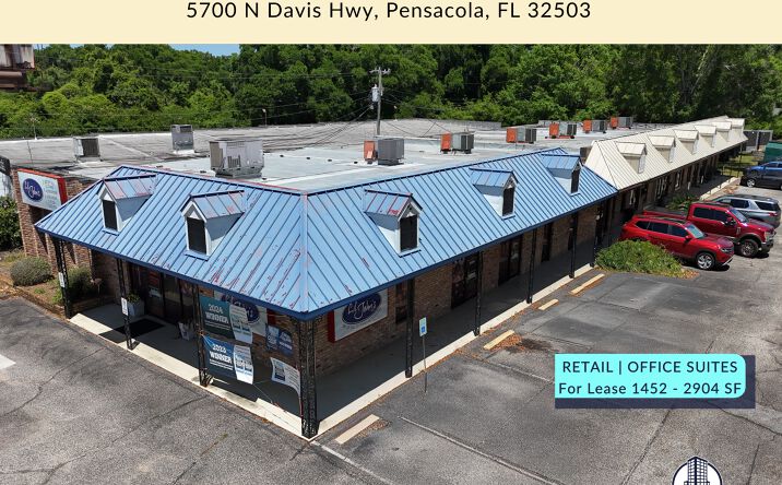 Pictures of Office, Retail property located at 5700 N Davis Hwy, Pensacola, FL 32503 for lease - image #1