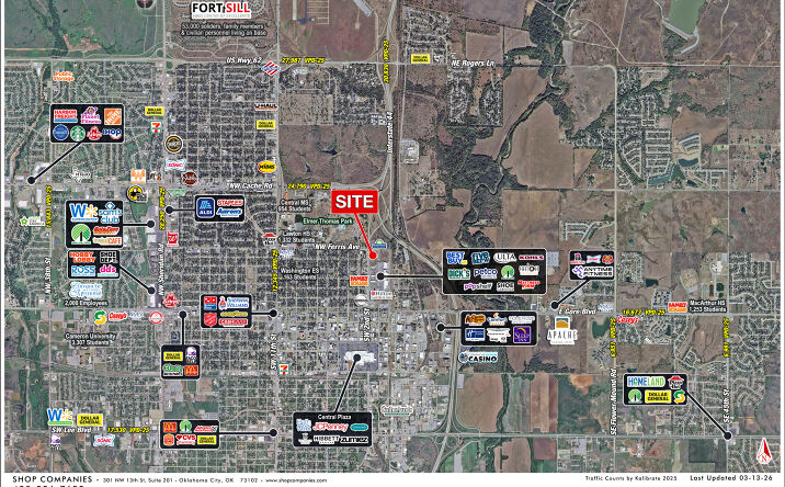 Pictures of Retail, Land property located at NEC Ferris Street & 2nd Street, Lawton, OK 73507 for lease - image #1
