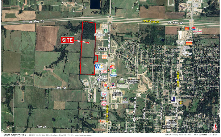 Pictures of Retail, Land property located at SWQ US 82 & HWY 121, Bonham, TX 75418 for lease - image #1