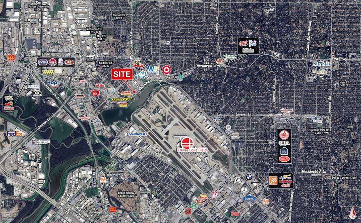 Pictures of Retail property located at 3353 W Northwest Hwy, Dallas, TX 75220 for lease - image #1