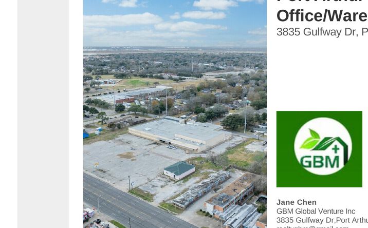 Pictures of Industrial, Office property located at 3835 Gulfway Dr, Port Arthur, TX 77642 for lease - image #1