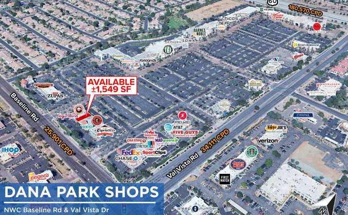 Pictures of Retail property located at NWC Baseline Rd & Val Vista Dr, Gilbert, AZ 85206-3848 for lease - image #1