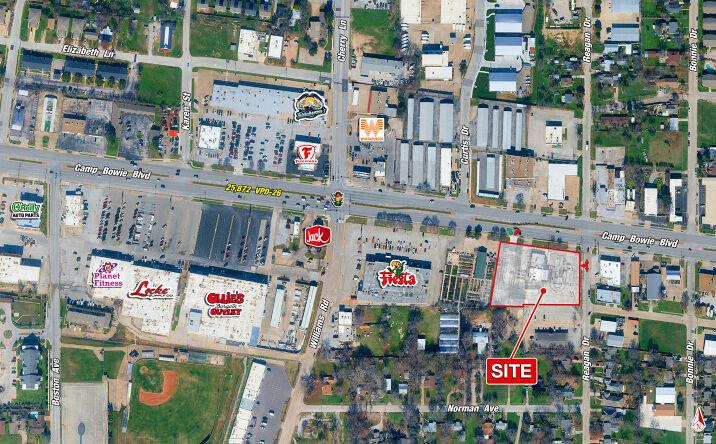 Pictures of Retail property located at 7709 Camp Bowie W Blvd, Fort Worth, TX 76116 for lease - image #1