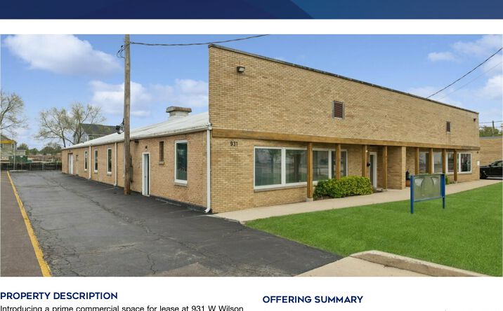 Pictures of Industrial property located at 931 W Wilson St, Batavia, IL 60510 for lease - image #1