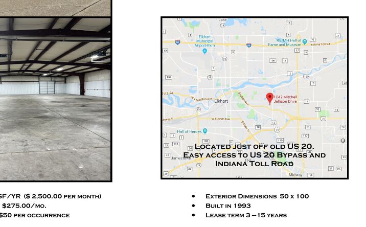 Pictures of Industrial property located at 1042-A Mitchell Jellison Dr., Elkhart, IN 46516-5402 for lease - image #1