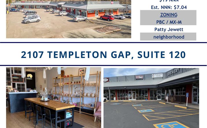 Pictures of Retail property located at 2107 Templeton Gap Road, Colorado Springs, CO 80907 for lease - image #1