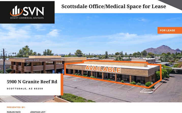 Pictures of Office property located at 5900 N Granite Reef Rd, Scottsdale, AZ 85250 for lease - image #1