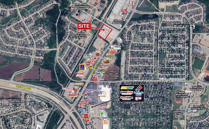 Pictures of Retail property located at NWQ HWY 377 & SH-114, Roanoke, TX 76262 for lease - image #1