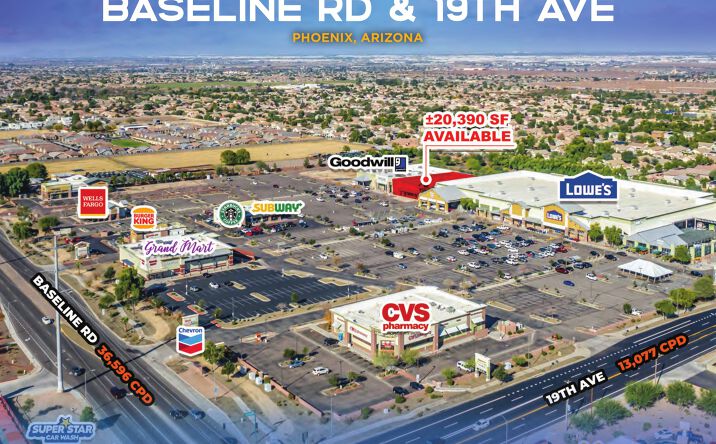 Pictures of Retail property located at Baseline Rd & 19th Ave, Phoenix, AZ 85041 for lease - image #1