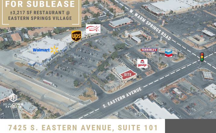 Pictures of Retail, Restaurant property located at 7425 South Eastern Avenue, Las Vegas, NV 89123 for lease - image #1