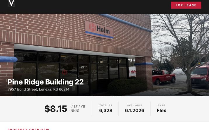 Pictures of Industrial, Office property located at 7957 Bond Street, Lenexa, KS 66214 for lease - image #1