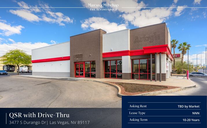 Pictures of Retail property located at 3477 S Durango Dr, Las Vegas, NV 89117 for lease - image #1
