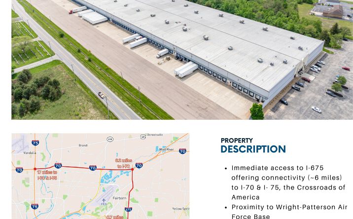 Pictures of Industrial property located at 1340 E. Dayton Yellow Springs Rd, Fairborn, OH 45324 for lease - image #1
