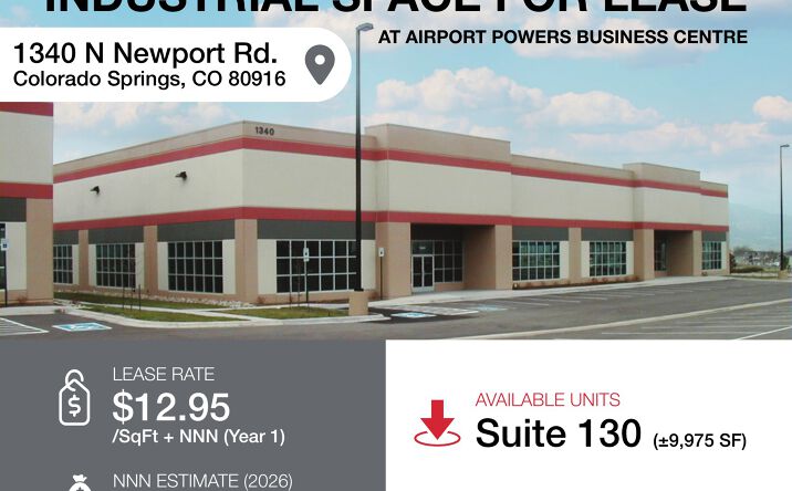 Pictures of Industrial property located at 1340 N Newport Rd., Colorado Springs, CO 80916 for lease - image #1