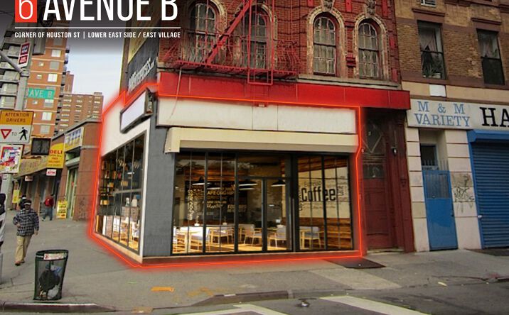 Pictures of Retail property located at 6 Avenue B Corner of Houston St, New York, NY 10009 for lease - image #1
