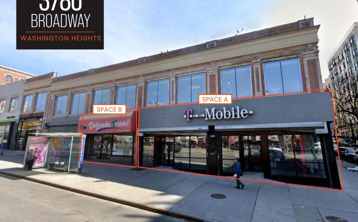 Pictures of Retail property located at 3780 Broadway, Washington Heights, NY 10032 for lease - image #1