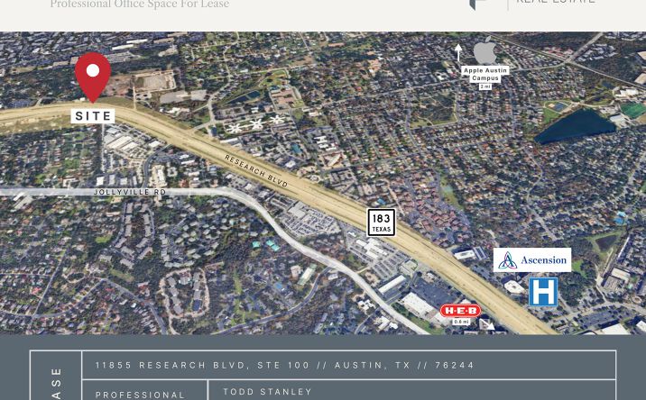Pictures of Office property located at 11855 Research Blvd, Ste. 100, Austin, TX 76244 for lease - image #1
