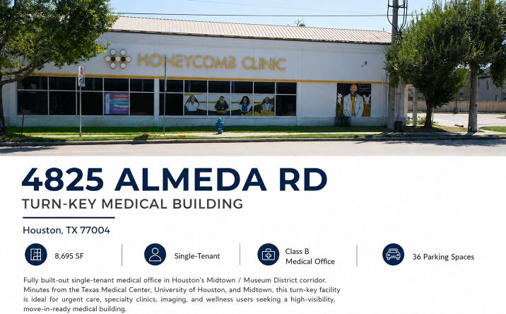 Pictures of Retail, Office, Special Purpose property located at 4825 Almeda Rd, Houston, TX 77004 for lease - image #1