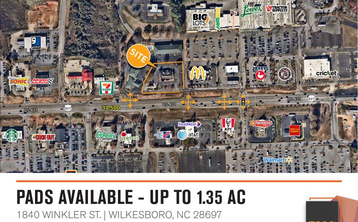 Pictures of Land property located at 1840 Winkler St., Wilkesboro, NC 28697 for lease - image #1