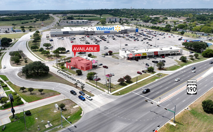 Pictures of Retail property located at 2726 East Business Highway 190, Copperas Cove, TX 76522 for lease - image #1