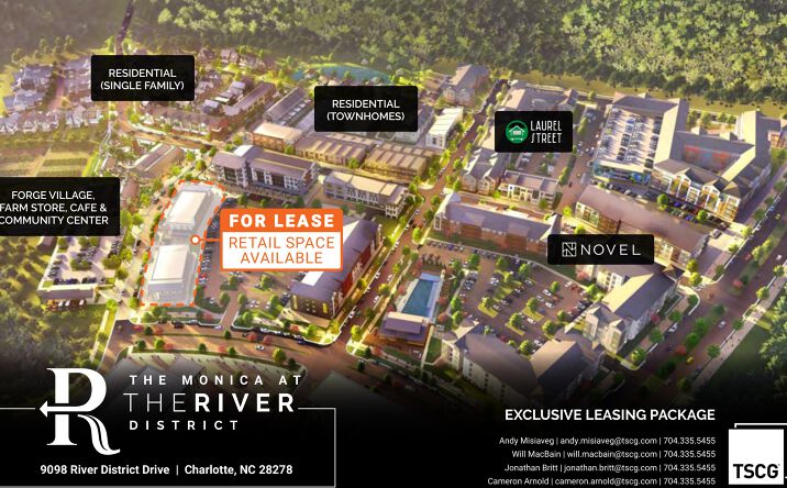 Pictures of Retail property located at 9098 River District Drive, Charlotte, NC 28278 for lease - image #1